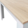 Table extensible chêne / blanc