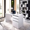 BUREAU AVEC 2 TIROIRS ET PORTE STILO