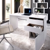 BUREAU AVEC 2 TIROIRS ET PORTE STILO