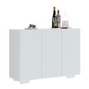 BUFFET 3 PORTES BLANC CORAL