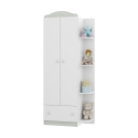 ARMOIRE ENFANT BLANCHE TEKNA