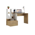 BUREAU POUR ORDINATEUR BLANC-NATUREL VERSA